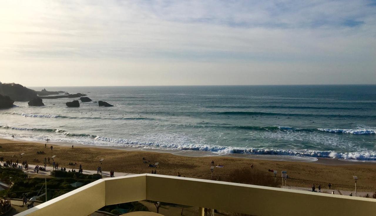 L'Ocean A Perte De Vue, La Grande Plage A Vos Pieds Biarritz Exterior foto