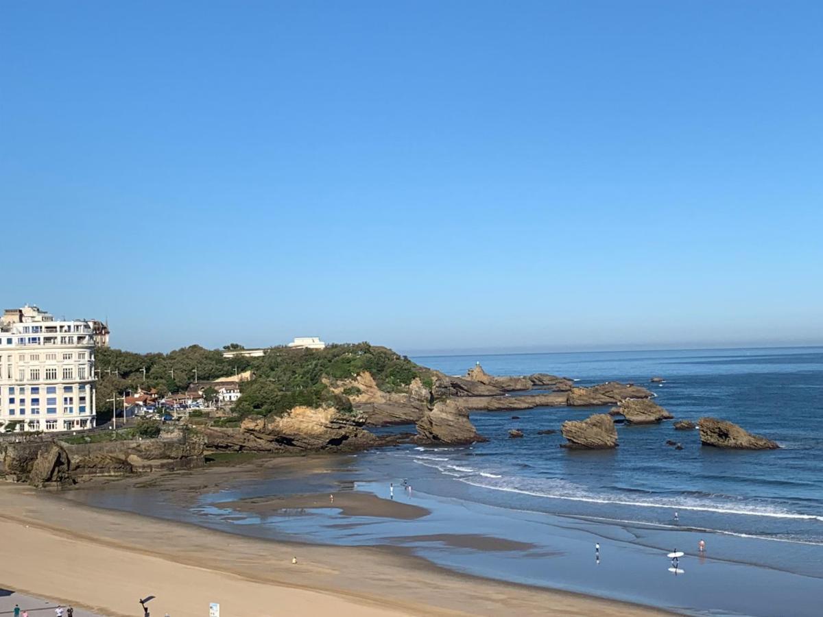 L'Ocean A Perte De Vue, La Grande Plage A Vos Pieds Biarritz Exterior foto