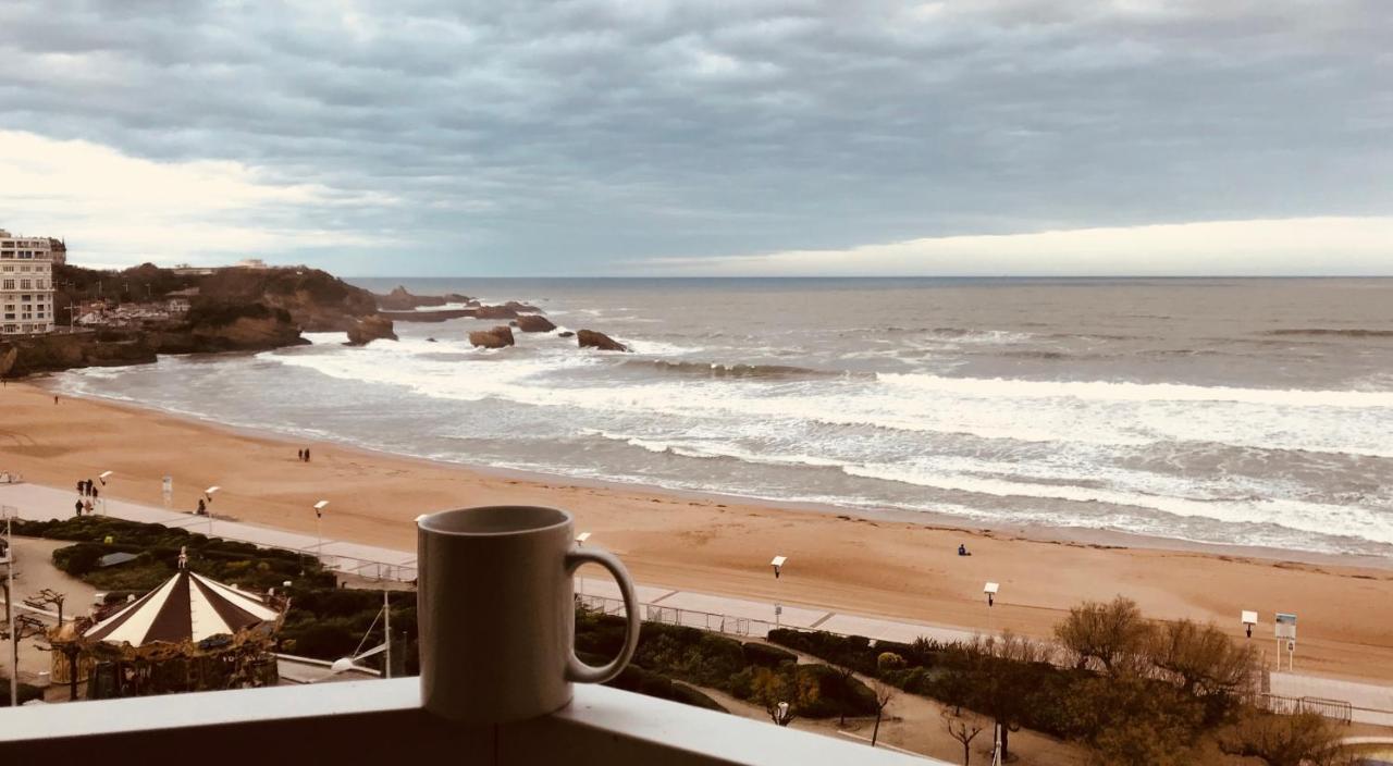 L'Ocean A Perte De Vue, La Grande Plage A Vos Pieds Biarritz Exterior foto